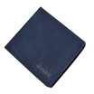 Fashion Men PU Leather Short Wallets Casual Small Thin Card Holder Purses