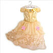 Frozen Princess short sleeve princess dress Belle Princess even dress girl skirt
