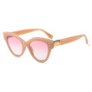 SHAUNA Fashion Nail Decoration Women Cat Eye Sunglasses Retro Men Gradient Lens Glasses UV400