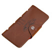 Casual Genuine PU Leather Men Long Billfold Wallets Vintage Top Male Purse