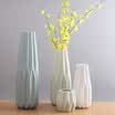 Ants simple Nordic soft white green blue ceramic vase size inserted flower home soft decoration ornaments birthday gift graduation gift white medium