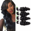 Indian Virgin Hair Loose Wave 7A100 Unprocessed Virgin Indian Hair Cheap Indian Loose Wave 4Pc Wet And Wavy Indian Human Hair