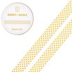 Kinbor hand book&paper tape 5mm7mhand book sticker foundation fine section tape golden leaves DTB64307