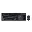 HYUNDAI HY-MA71KA7MA75NK3000K275 wired mouse&keyboard set desktop dedicated keyboard PS2 round mouth mouse USB square mouth black five suit