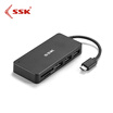 SSK SHU-C510 Type-C to three-port USB30 splitter TFSD card reader Apple MacBook expansion converter one for five adapter