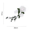 Sunbling 3D Lace Flower Patch Sew-On Applique Rose Flower Patches for Wedding Dress Clothes Applique Embroidery DIY Handmade