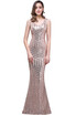 Long Sequins Evening Dress Formal Prom Party Gown Bridesmaid Mermaid Dresses