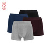 JINGZAO Mens underwear Cotton underwear Boxer shorts for men Breathable Moisture-absorbing underwear