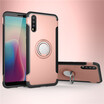 Huawei P20P20 ProP20 Lite Armor Car Magnetic Suction Ring Bracket Silicon TPU Hard PC Phone Case