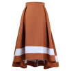 BACHASH Irregular Skirt Female Zipper Ruched Patchwork High Waist Asymmetrical Midi Skirts 2018 Spring Fashion Clothing