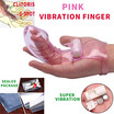 Finger Sleeve Vibrator Female Masturbator G Spot Massage Clit Stimulate Sex Toys For Women Lesbian Orgasm Adult Products