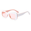 SHAUNA Vintage 8090s Women Square Sunglasses Metal Hinge Fashion Men Thick Frame Shades UV400