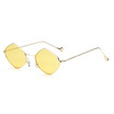 SHAUNA Fashion Diamond Sharp Metal Frame Women Sunglasses Vintage Men TintedClear Lens Glasses