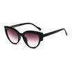 SHAUNA Trending Faceted Frame Women Cat Eye Sunglasses Rivet Men Gradient Lens Shades UV400