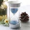 Inkfish silver cover reloj de arena arena azul 10 minutos 1978 tiempo temporizador decoración escritorio escritorio escritorio estante decoración enviar amigos niños creativo cumpleaños learning regalo walking time