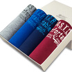 Hong Kong shoes men &39s underwear Modal breathable horizontal angle underwear in the waist four pants four gift box