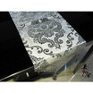 Free Shipping 32200cm Europe Style Table Runner Hot Silver Home Decoration Tablecloth Embroidery Cloth Hotel Villa Wedding