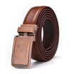 XHtang Mens Belt Autolock Honorable Leather Ratchet Belt Automatic Buckle Belt Strap Suit Belt Jeans Gift