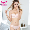 MiiOW seamless rimless sexy lace underwear bra girl bra set