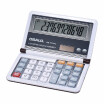 Folding Desktop Electronic Calculator 12 Digits 112 Steps Check & Correct Battery & Solar Dual Powered Larger Display for Home Sch