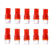 Car led small light bulb t10 width lamp license plate light reading light modified indoor light multi-color spare light