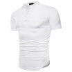 Mens Fashion Short-Sleeve T-Shirt Summer Cool T-Shirt Cotton Slim T-Shirt