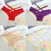 Hot Fashion Women Sexy Lace Transparent Low Waist Hollow Underwear Girl Thongs Lady Briefs