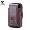 BULL CAPTAIN 2018 MENS leather BELT WAIST bag military Fanny PACK molle small money phone WAIST PACK bum pouch PURSE 007