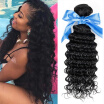 WYF Virgin Hair Deep Wave Hair Malaysian Deep Wave 4 Bundles Unprocessed Human Hair