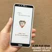 Protector de pantalla de vidrio templado con pegamento para Huawei Y9 2018 FLA-LX1 FLA-LX2 FLA-LX3 FLA-AL20 Disfraz de máscara de huella digital 8 plus