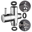 Free shipping brass 3-way diverter valve for handheld shower head or bath tap switch outlet t valve t adapte