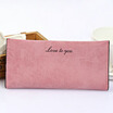 New Woman Long Section Wallet Korean Leather Wallet Matte Bag Purses
