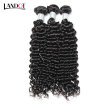 8A Cambodian Curly Virgin Hair 100 Human Hair Weave 3 Bundles Unprocessed Cambodian Deep Jerry Curly Hair Extension Natural Black