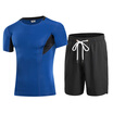 Quickly Dry2 Pcs Sports Suit For Men Compression Fitness Tights TracksuitT-Shirt