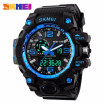 Luxury SKMEI Brand LED Military Waterproof Wristwatch Fashion Sport Super Cool Mens Quartz Analog Digital Watch