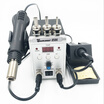 Solder Station 8586 2in1 Electric Soldering Irons Hot Air Gun SMD Rework Soldering Desoldering Welding Machine Repair Tool Kit Solder Station 8586 2in1 Electric Soldering Irons Hot Air Gun SMD Rework Soldering Desoldering Welding Machine Repair Tool Kit