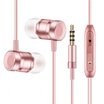 35mm Metal In-Ear Earphone Subwoofer Wired Motion MP3 Music Stereo Headphones Portable Enjoy For Mobile Computers