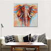 Wall Decoration 50 50cm HD Printed Frameless Elephant Head Canvas Painting Wall Art Pictures Decor for Home Living Room Bedroom