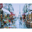 Frameless DIY Digital Oil Painting 16 20 Romantic Paris Hand Painted Cotton Canvas Paint By Number Kit Home Office Wall Art Pa