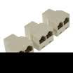 3pcs Pack RJ45 CAT5 Ethernet Cable LAN puerto 1 a 2 Socket Splitter Connector Adapter oth lados son la interfaz RJ45