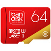 Wheat disk bandisk 64GB reading speed 100MB s Class10 mobile phone memory card MicroSDXC UHS-I driving recorder monitoring camera memory card TF card