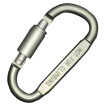 JAJALIN JAJALIN high quality multi-function fast hanging JA002 aluminum climbing buckle key chain gray