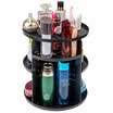 You Jia Liang Pin 360 degree rotating cosmetics storage box plastic makeup box skin care storage storage rack rack squat black