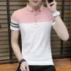 DaMaiZhang Brand Summer Classic Stand Collar Polo Shirt Men Short Sleeve Casual Men Shirts Slim Fit Business Tshirt Cotton Mens