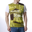 Mens Printing Personality Short Sleeve T-shirt