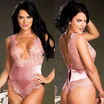 US Women Sexy-Lingerie Nightwear Sleepwear Sheer Babydoll Lace Bodysuit Underwea