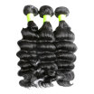 9A Peruvian Virgin Hair Loose Deep Wave 100 Human Hair Weaves 3 Bundles Lot Unprocessed Peruvian Loose Wavy Curly Hair Extensions