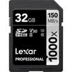 Lexar 32GB read 150MBs write 60MBs SDHC UHS-II U3 ​​V30 SD high speed memory card 1000x MLC particles