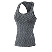 Gym T-Shirt Tights Camo Stretch Tank Top Color Block Racerback Sport