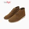 INTERIGHT Mens Desert Gentleman Fashion Casual Suede Leather Tube British Martin Boots Brown 41